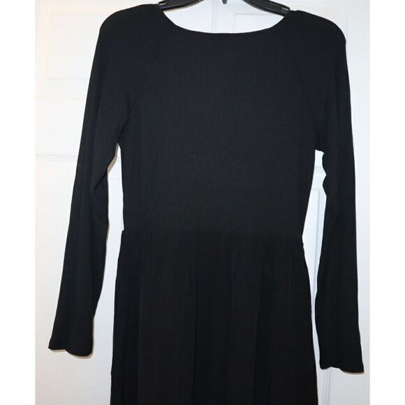 Joie DR035187881 Women's Sz M Black Racine Silk Square Neck Maxi Dress - Picture 8 of 15